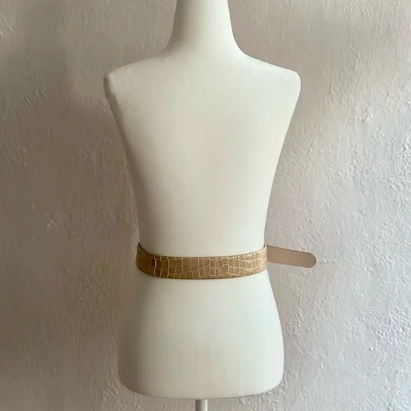 80’s VIBE: Paloma Wool Faux Snakeskin Belt (S/M)